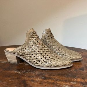 Crevo Neva Woven Leather Mule